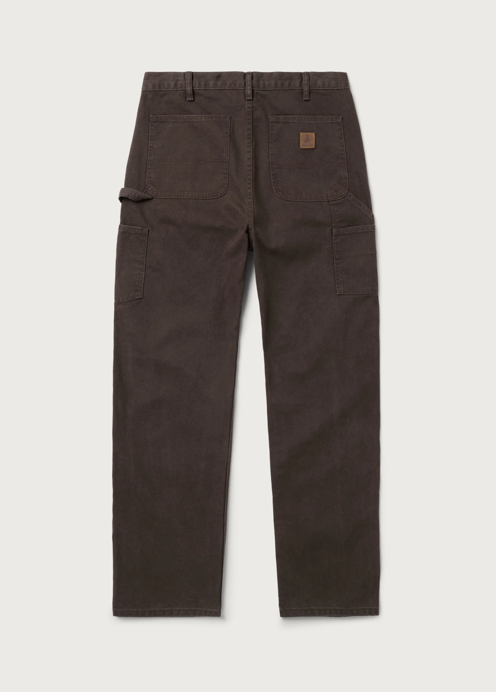 Canvas Double Knee Pant | Washed Brown - Image 2