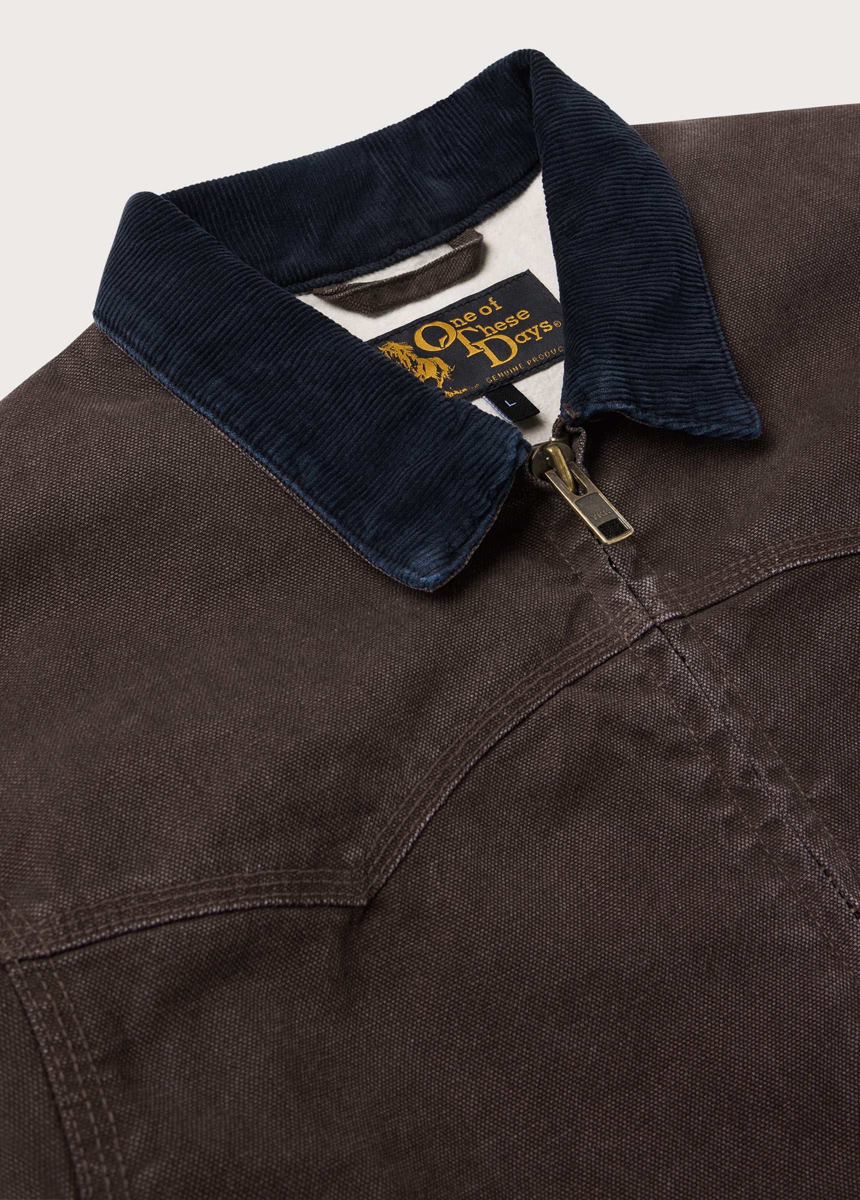 Canvas Ranch Jacket | Washed Brown - Image 3