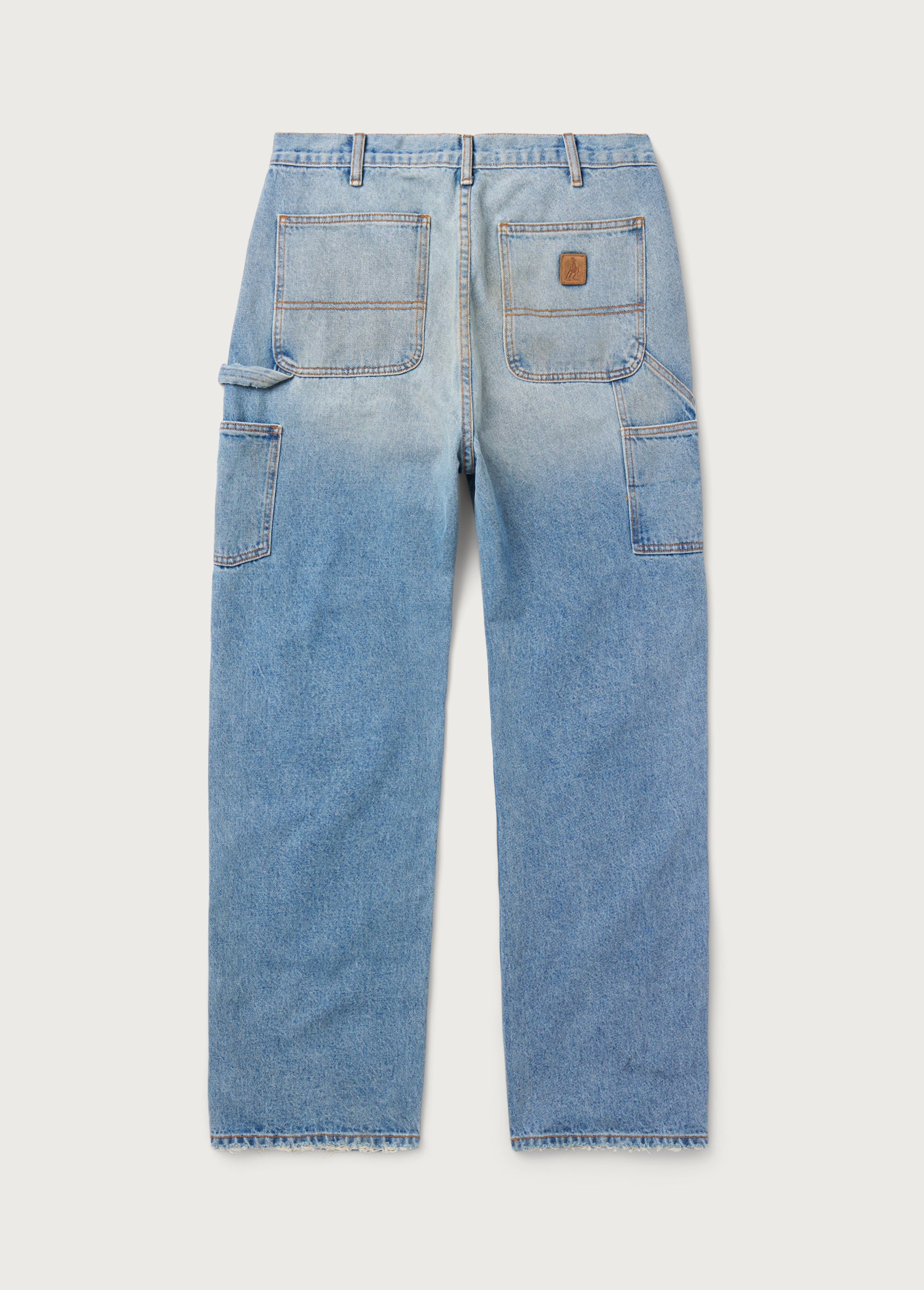 Denim Double Knee Pant | Washed Denim - Image 2