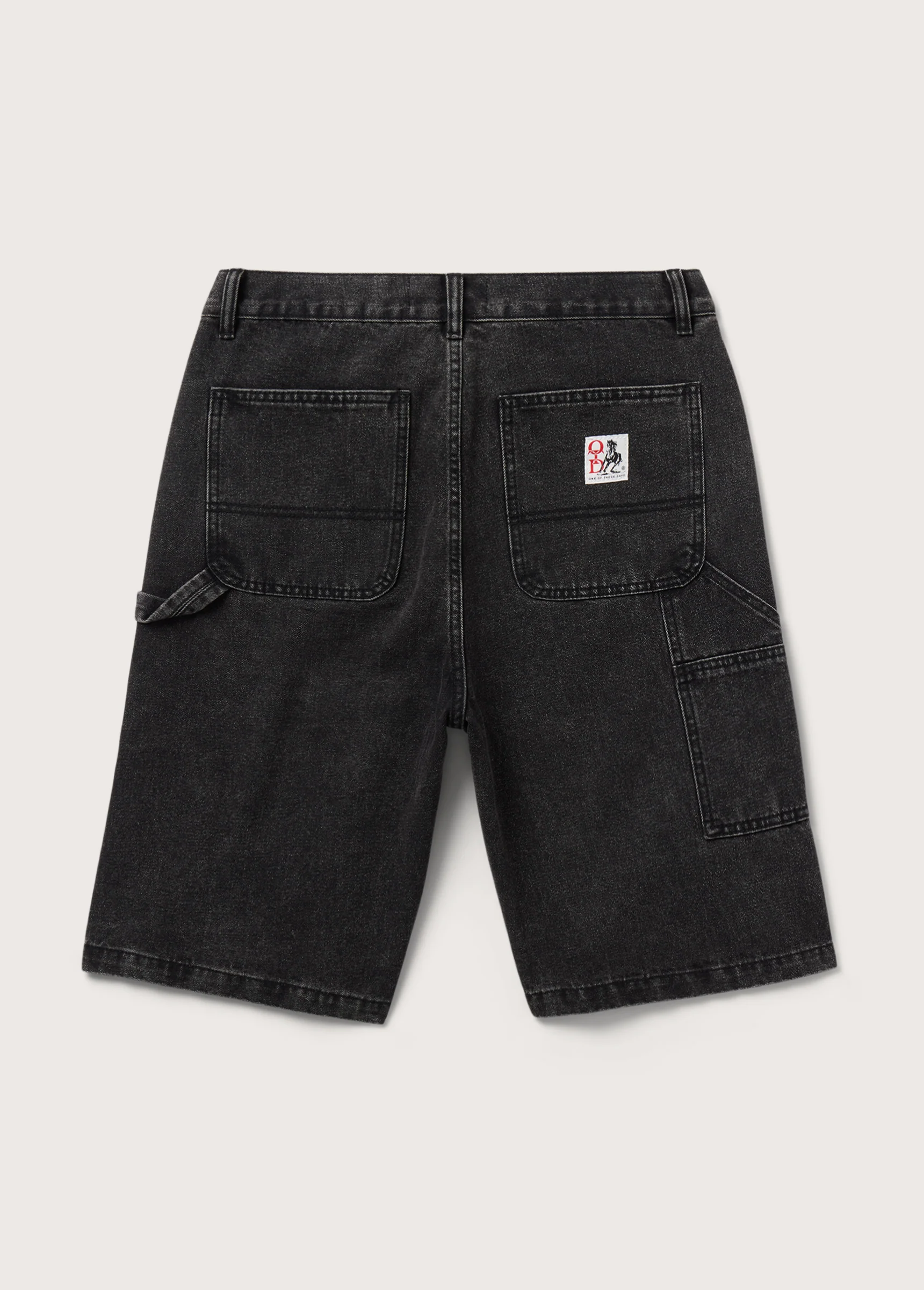 Denim Painter Shorts | Washed Black - Image 2