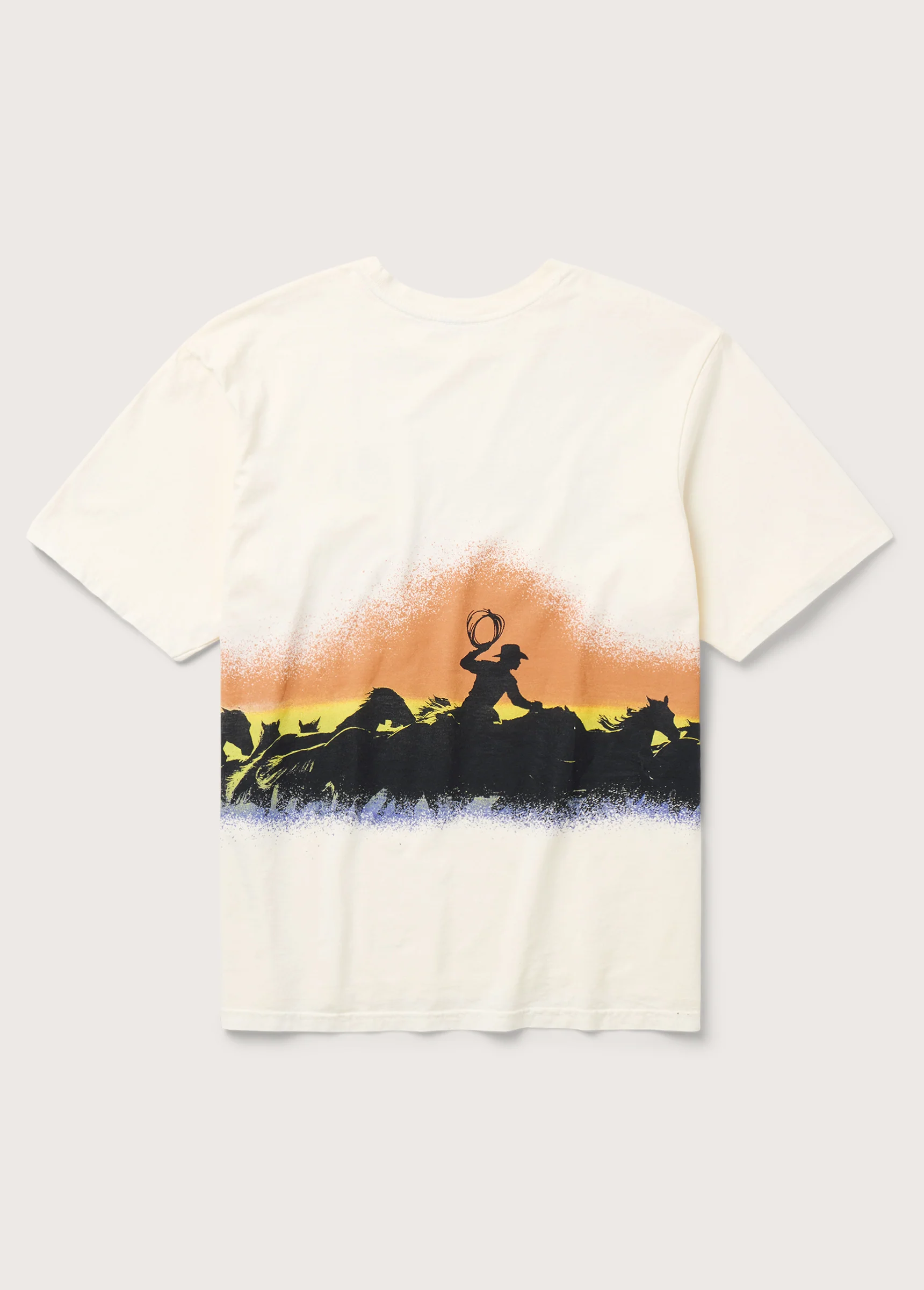 Driftin' Back T-Shirt - Sunset | Bone - Image 2