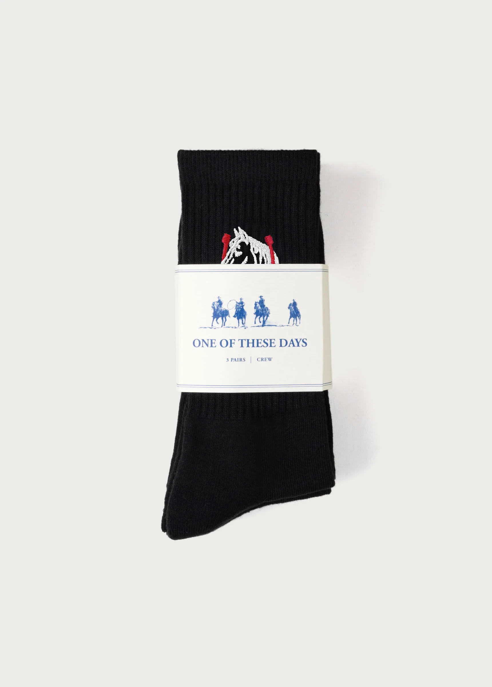 Horse Shoe Sock | Black - Image 2