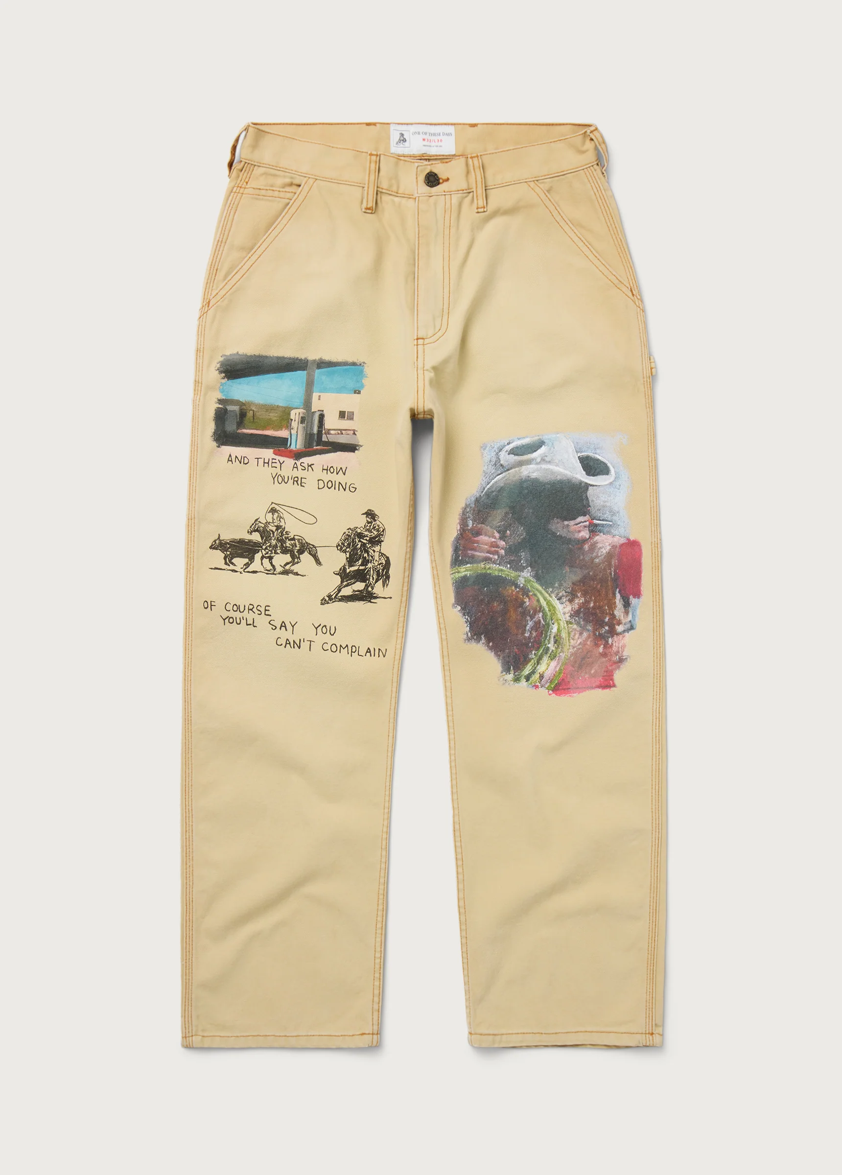 Just Like it Began Painters Pant | Worn Tan