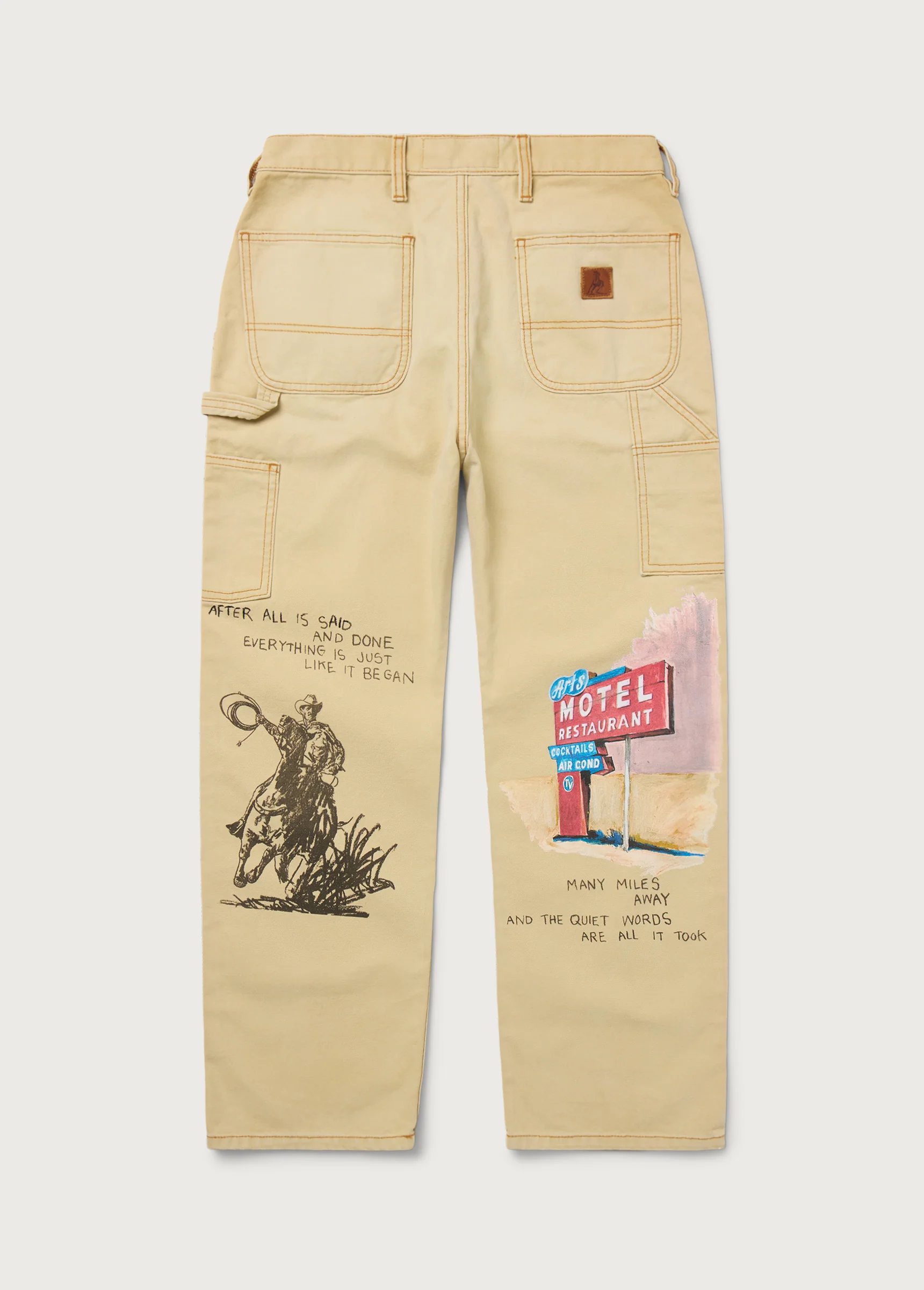 Just Like it Began Painters Pant | Worn Tan - Image 2