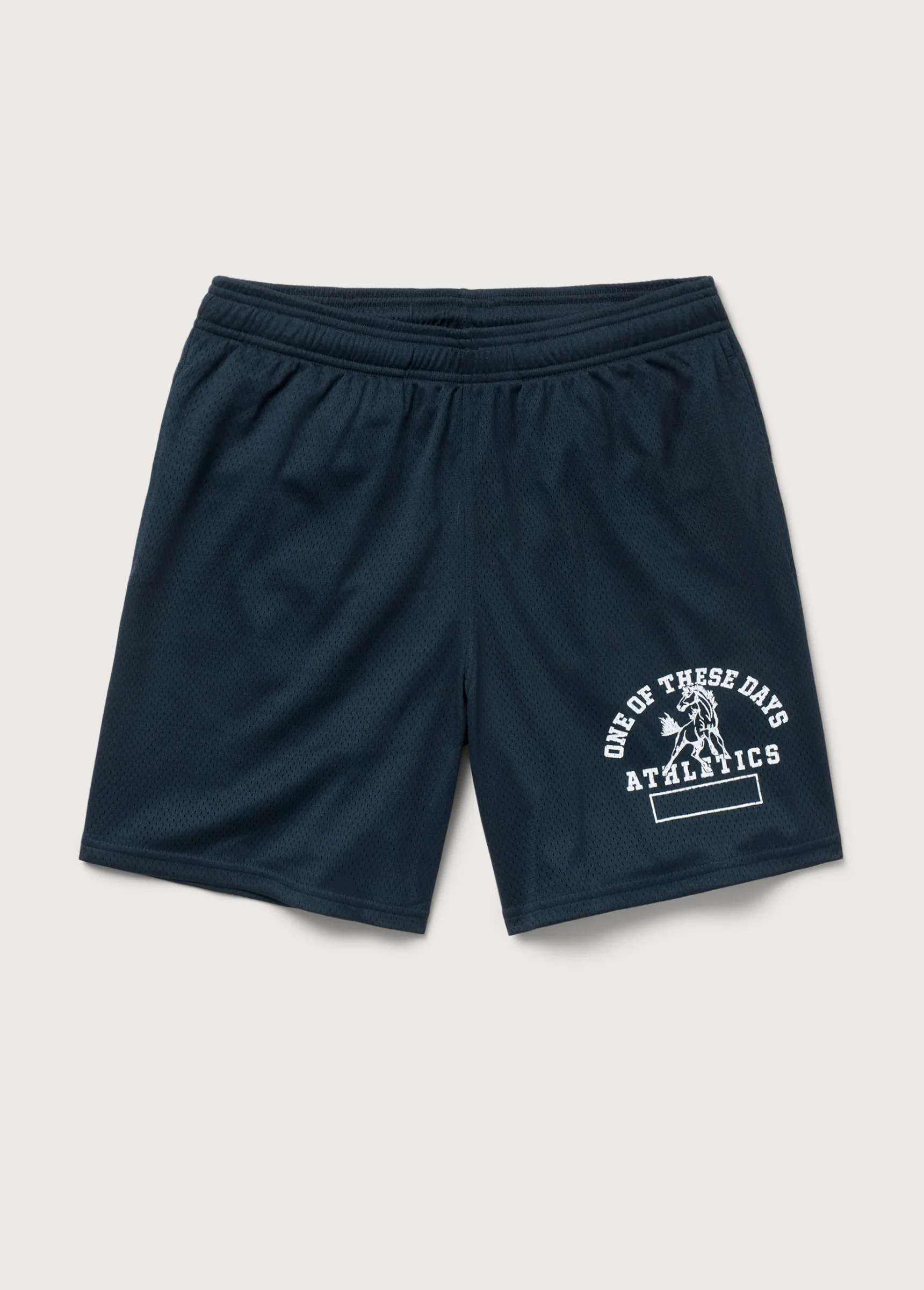 Mustang Athletics Mesh Shorts | Navy