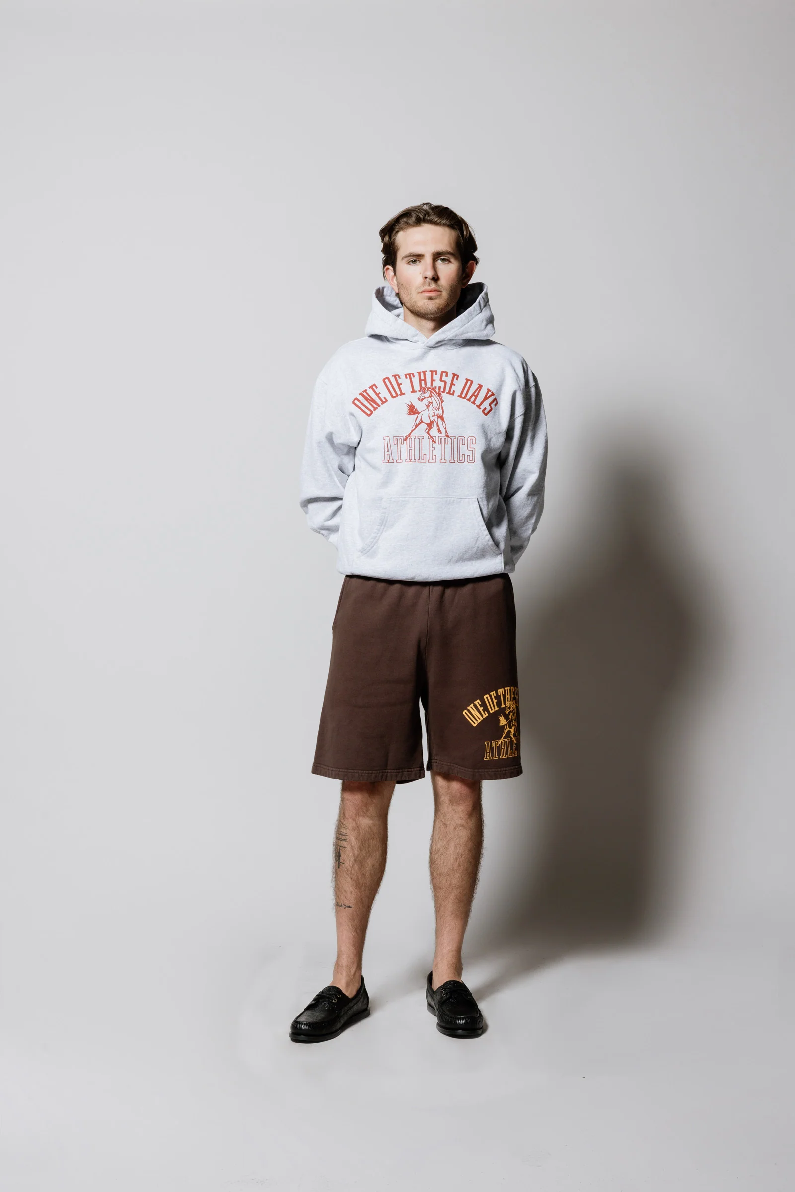 Mustang Athletics Sweatshort | Dark Brown - Image 4