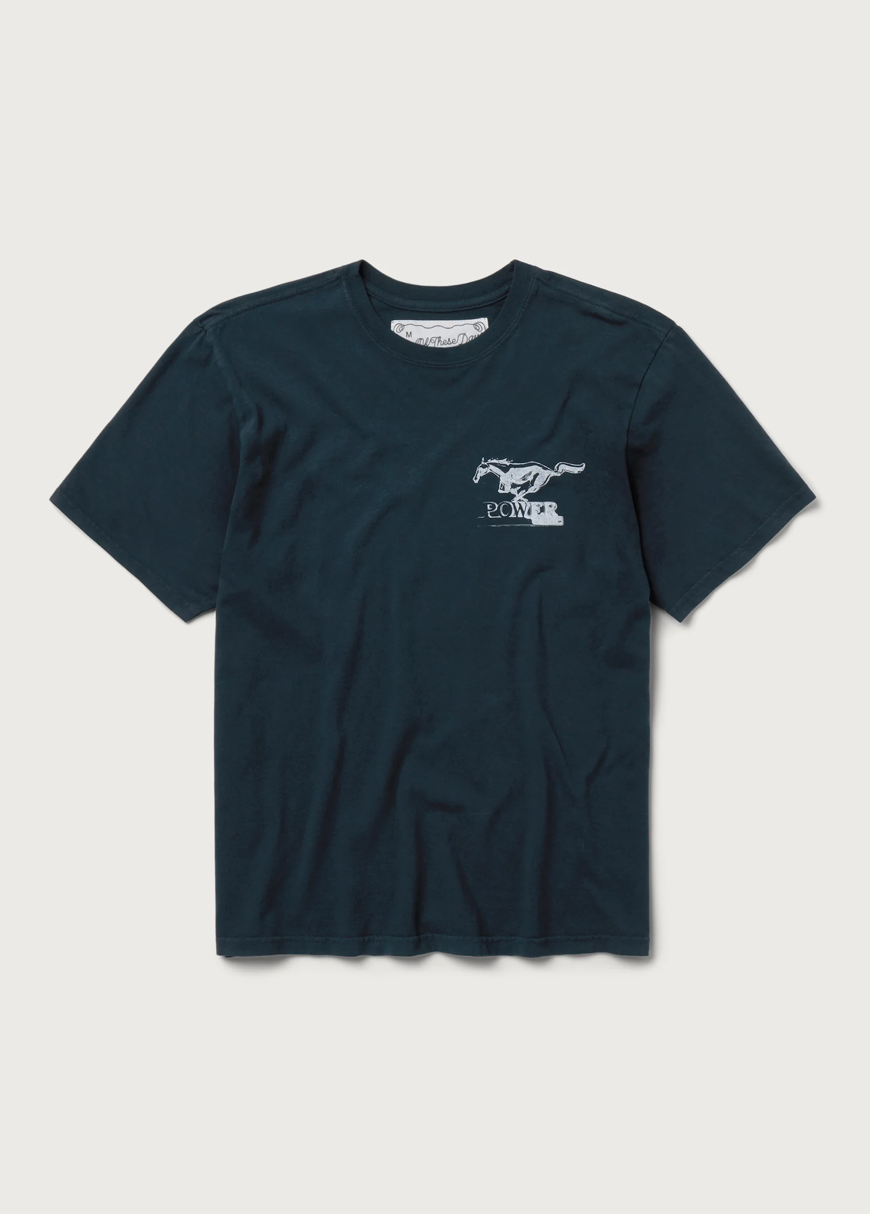 Mustang Cross Tee | Hard Washed Black