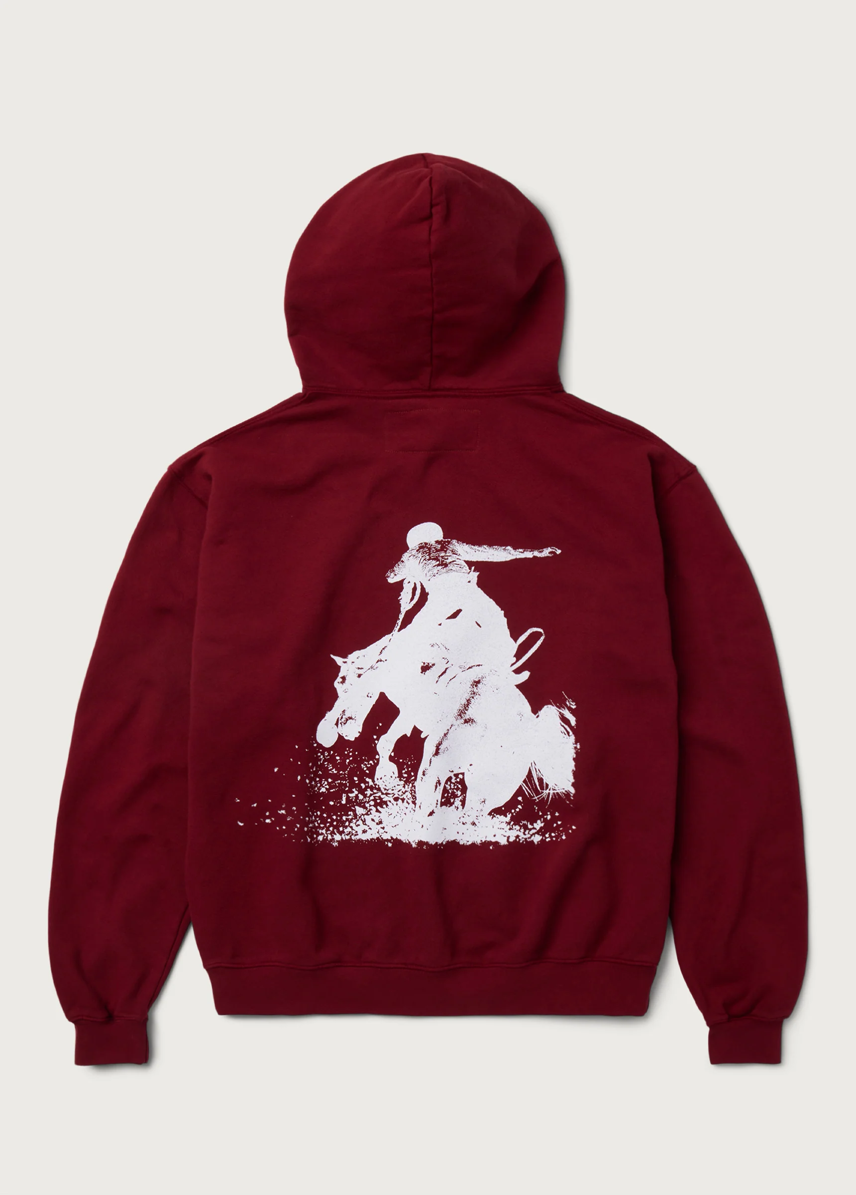 Mustang Hoodie | Washed Burgundy - Image 2
