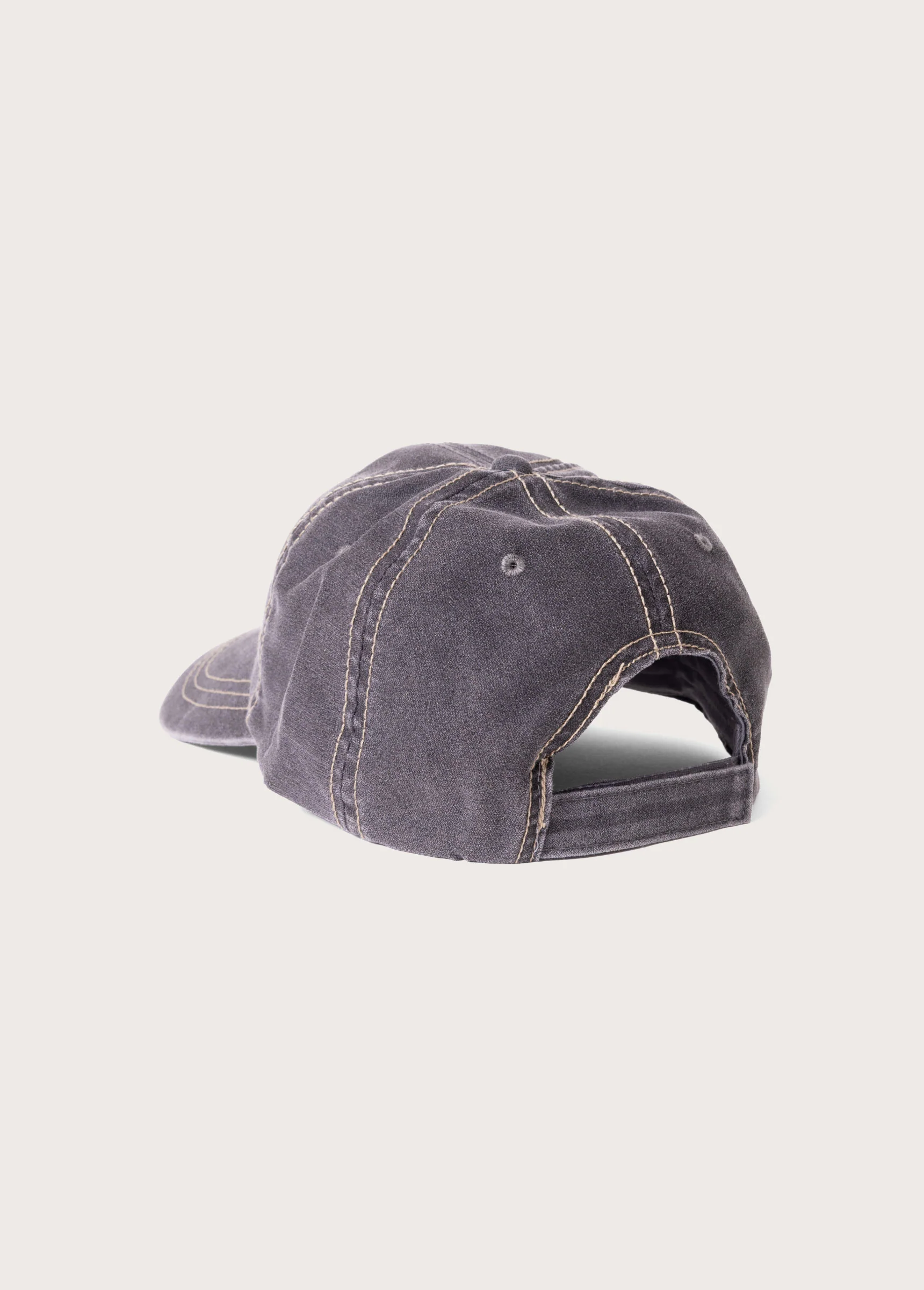 Running Horse Leather Patch Hat | Charcoal - Image 2