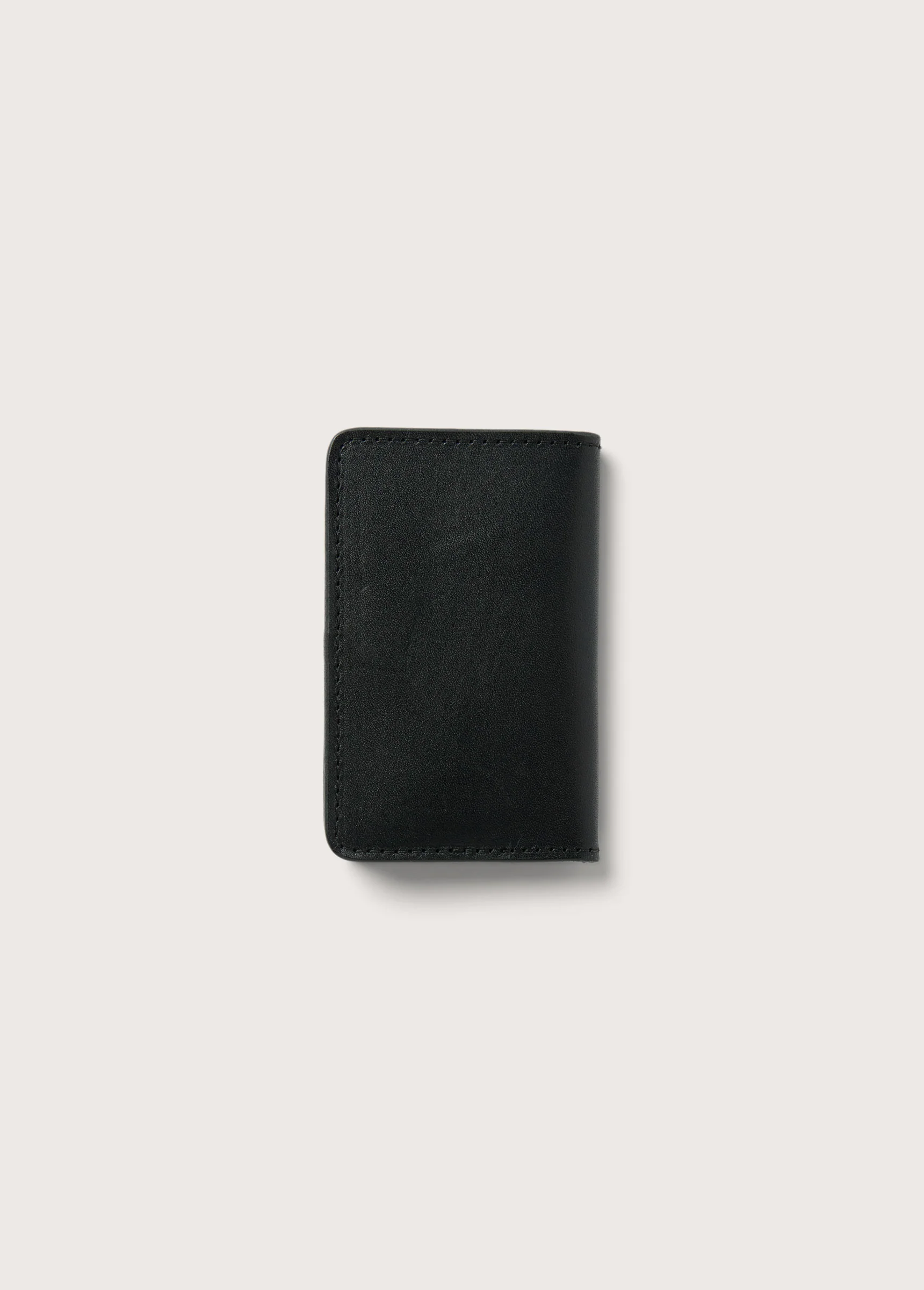 Running Horse Logo Leather Card Holder USA | Black - Image 2