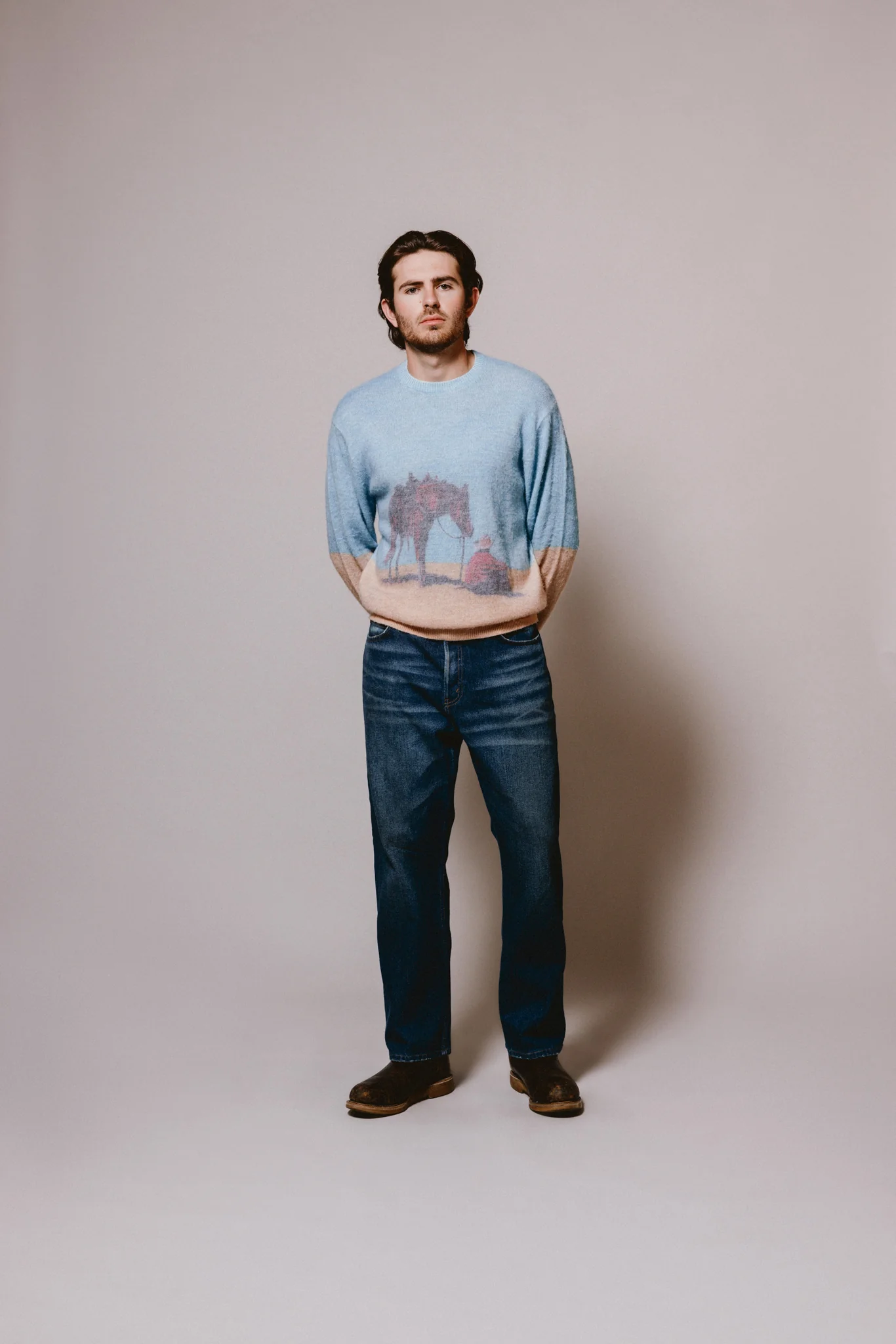 So Far Away Printed Sweater | Multi - Image 3