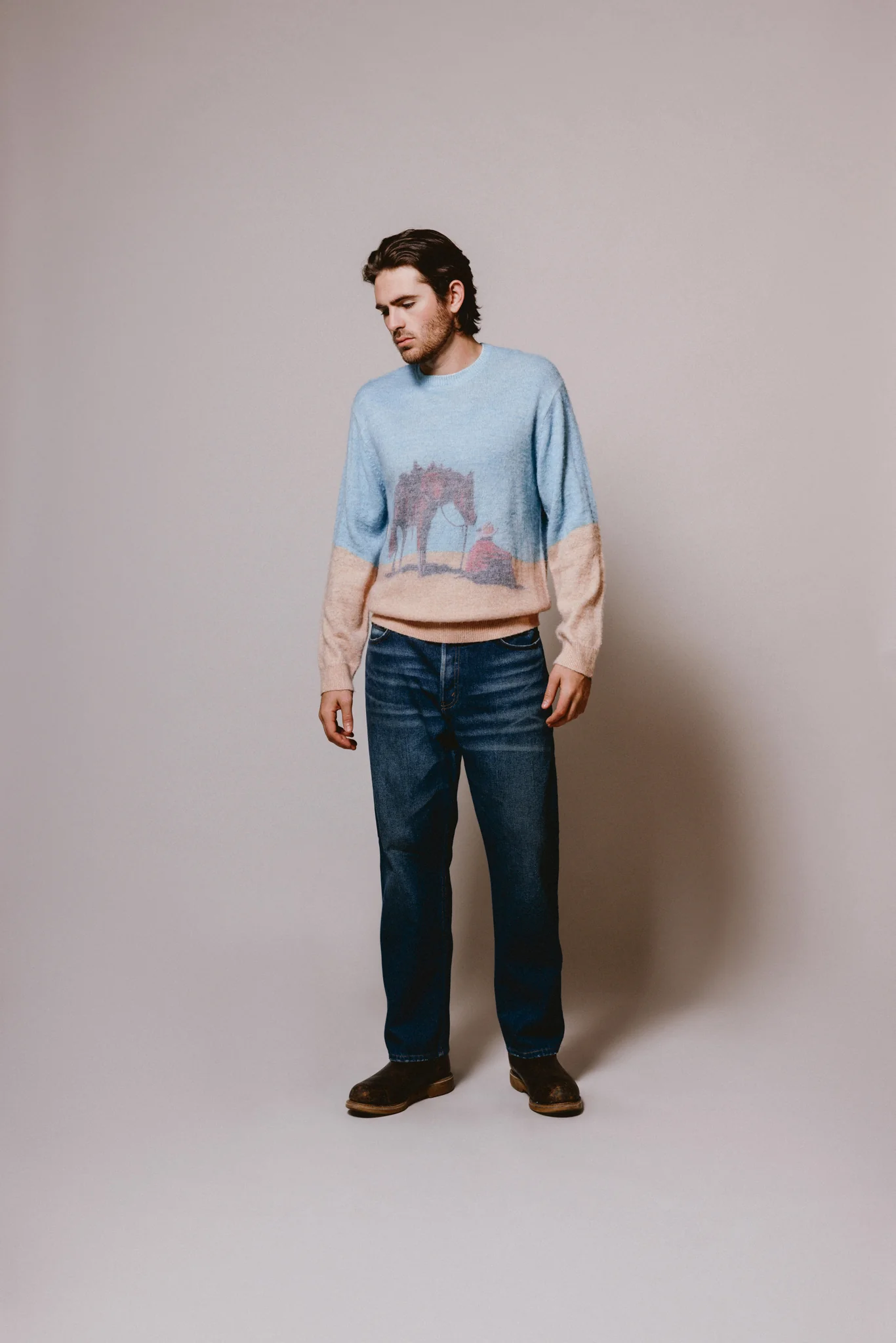 So Far Away Printed Sweater | Multi - Image 4