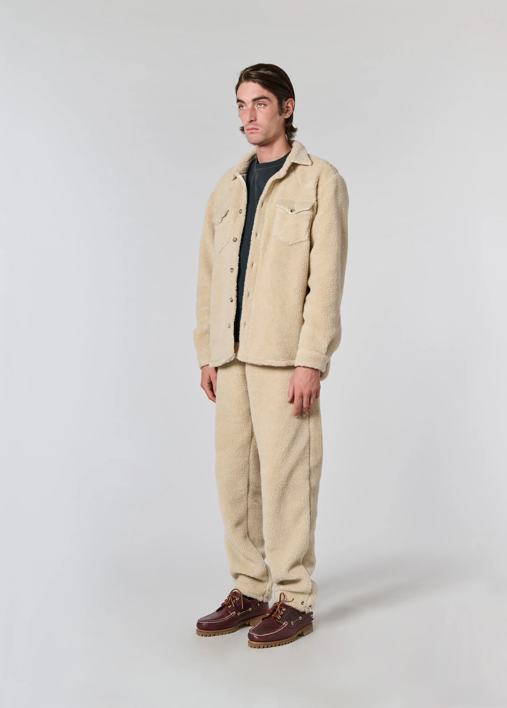 Western Sherpa Shirt | Cream - Image 4