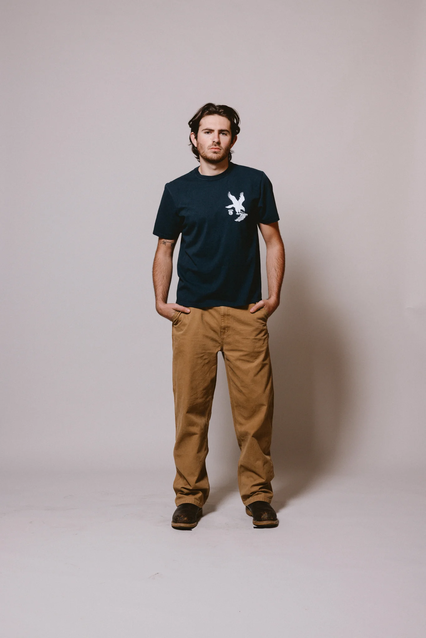 Where Eagles Dare T-Shirt | Washed Black - Image 5